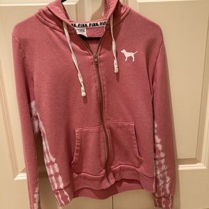vs pink zip up hoodie